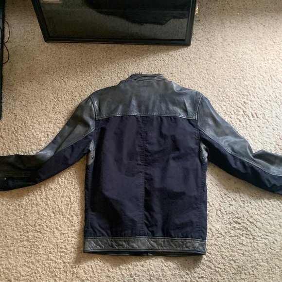 Lucky Brand Clean Leather Bonneville Jacket Small - Picture 2 of 5
